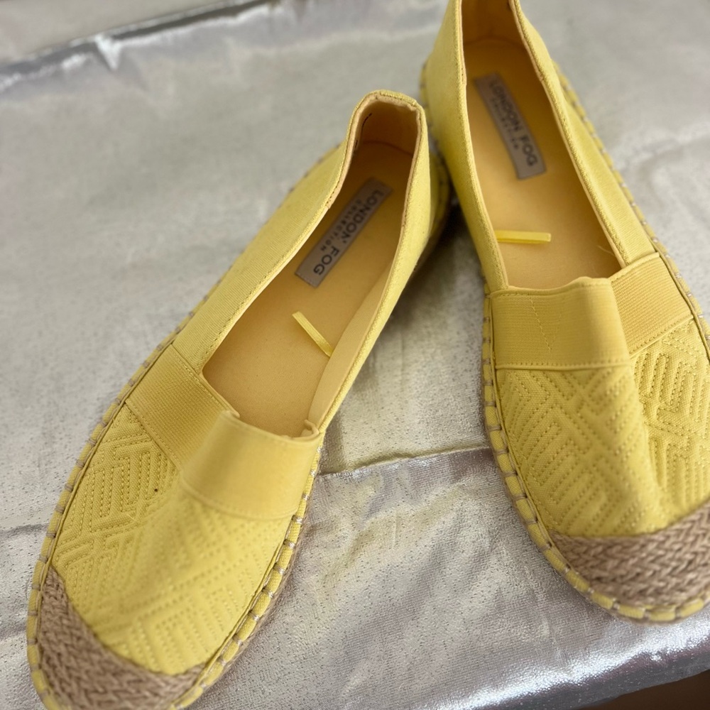 Yellow Slip-On Espadrilles